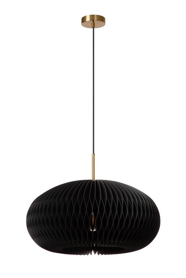 Lucide ARMONI - Pendelleuchten - Ø 52 cm - 1xE27 - Schwarz - ausgeschaltet